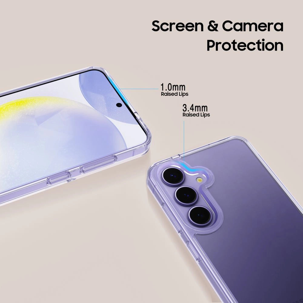 Tech-Protect Flexair Hybrid Case til Samsung Galaxy S25 - Gennemsigtig