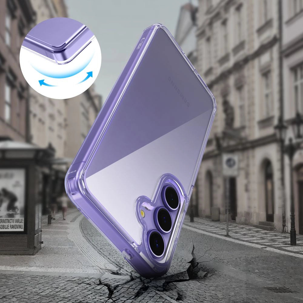 Tech-Protect Flexair Hybrid Case til Samsung Galaxy S25 - Gennemsigtig