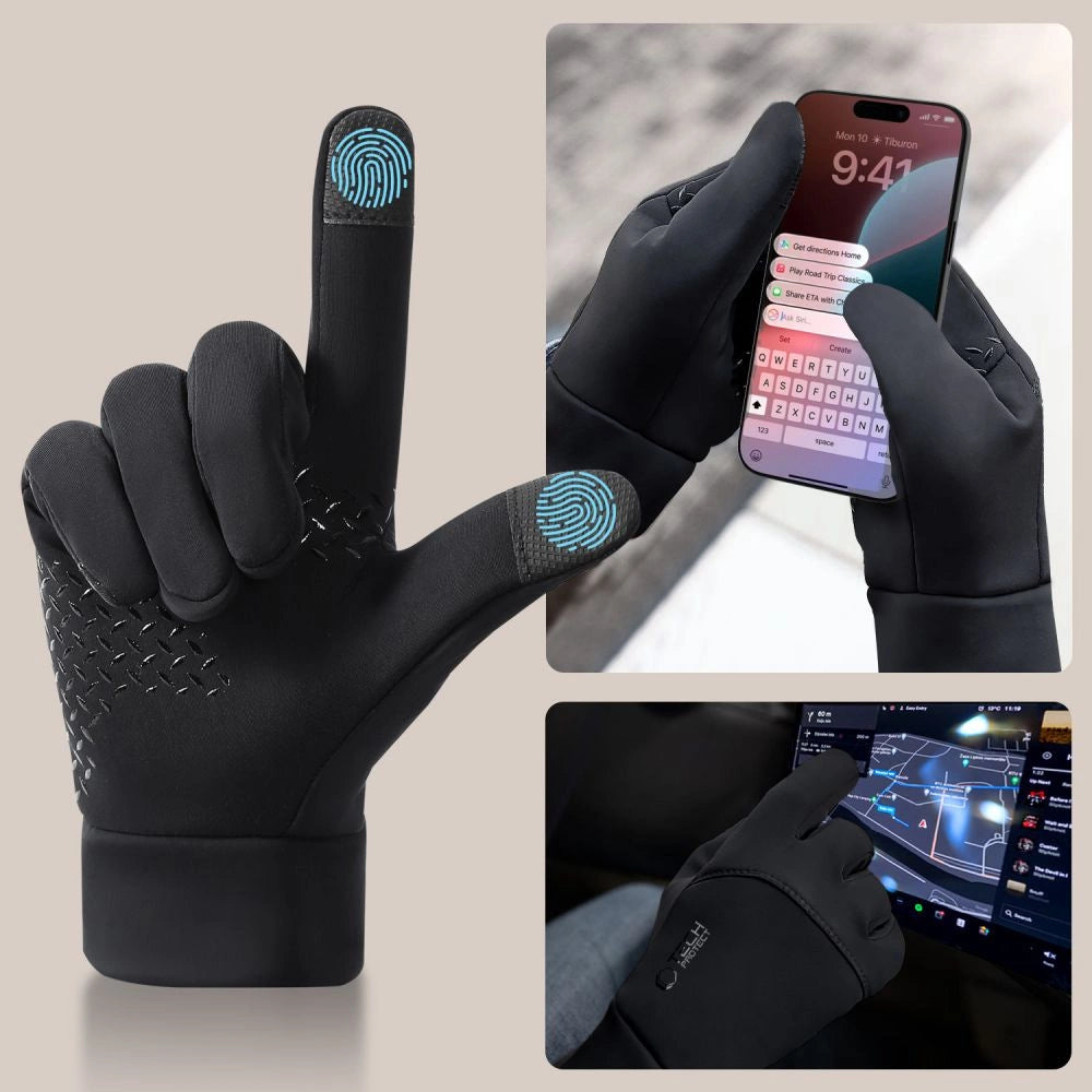 Tech-Protect WG01 Handsker med Touch Tips M - sort