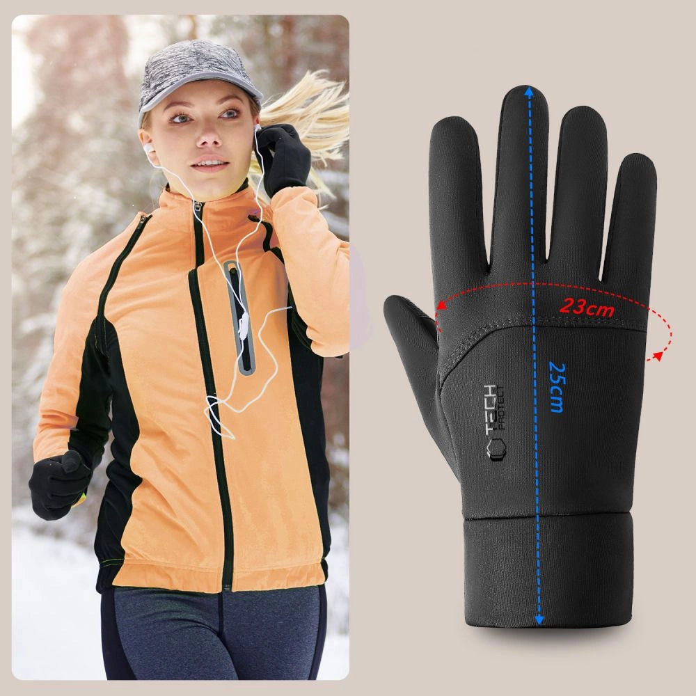 Tech-Protect WG01 Handsker med Touch Tips L - sort