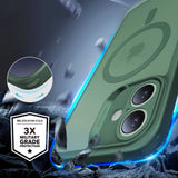 ESR Classic Pro Set Halolock MagSafe iPhone 16 Case - Grøn