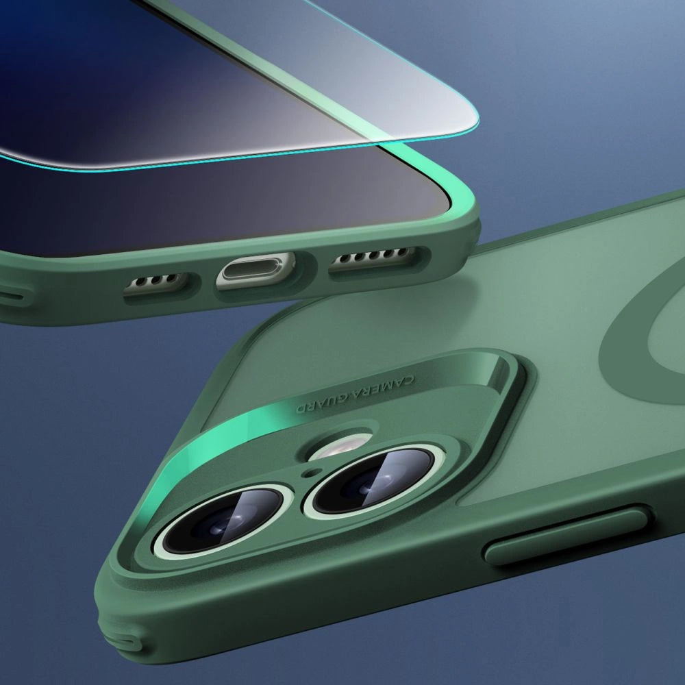 ESR Classic Pro Set Halolock MagSafe iPhone 16 Case - Grøn