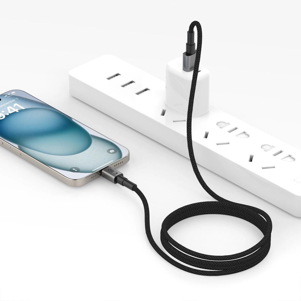 Tech-Protect UltraBoost DNA USB-A / USB-C Kabel 15W/3A 25cm - Grå