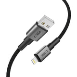 Tech-Protect UltraBoost DNA USB-A / Lightning kabel 15W/2.4A 200 cm - grå