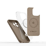 Tech-Protect Liquid Silicone MagSafe Case til iPhone 16 Pro Max - Brunt