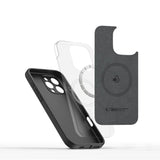 Tech-Protect flydende silikone MagSafe Case til iPhone 16 Pro Max - sort