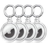 Tech-Protect Icon 4-pack Case til Apple AirTag - gennemsigtigt