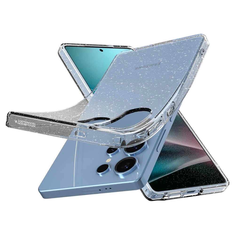 Spigen Liquid Crystal Case til Samsung Galaxy S25 Ultra - Clear Glitter