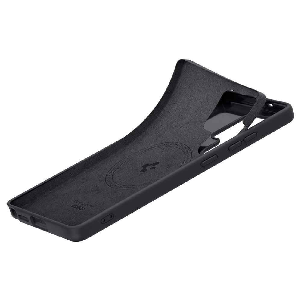 Spigen Silicone Fit Mag Case til Samsung Galaxy S25 Ultra - sort