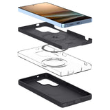 Spigen Silicone Fit Mag Case til Samsung Galaxy S25 Ultra - sort