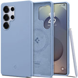 Spigen Silicone Fit Mag Case til Samsung Galaxy S25 Ultra - Blå