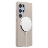 Spigen Silicone Fit Mag-kasse til Samsung Galaxy S25Ultra - titanium