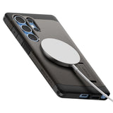Spigen Tough Armor MagSafe Case til Samsung Galaxy S25 Ultra - Grå