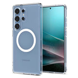Spigen Ultra Hybrid Mag Case til Samsung Galaxy S25 Ultra - Gennemsigtig
