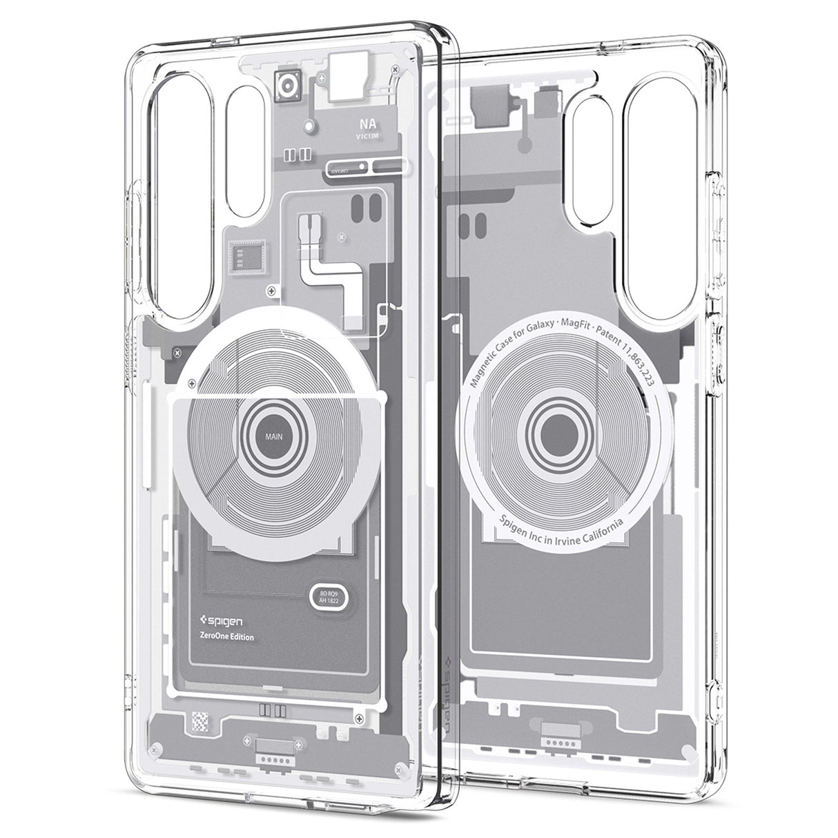 Spigen Ultra Hybrid Mag Case til Samsung Galaxy S25 Ultra Zero One - hvid