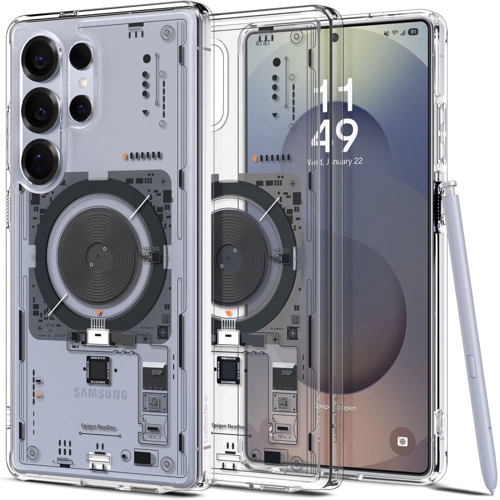 Spigen Ultra Hybrid Mag Case til Samsung Galaxy S25 Ultra Neo One - klar