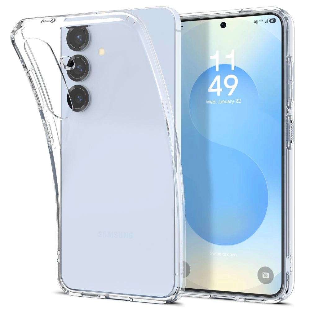 Spigen Liquid Crystal Case til Samsung Galaxy S25+ - Gennemsigtig
