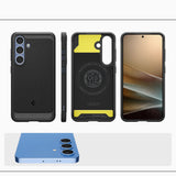 Spigen Rugged Armor Mag MagSafe Case til Samsung Galaxy S25 - Matte Black