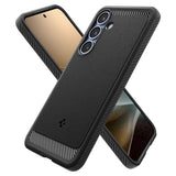 Spigen Rugged Armor Mag MagSafe Case til Samsung Galaxy S25 - Matte Black