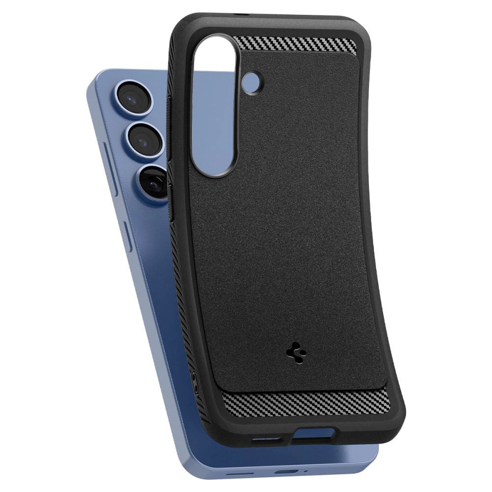 Spigen Rugged Armor Mag MagSafe Case til Samsung Galaxy S25 - Matte Black
