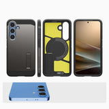 Spigen Tough Armor MagSafe Case til Samsung Galaxy S25+ - Grå