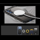 Spigen Tough Armor MagSafe Case til Samsung Galaxy S25+ - Grå