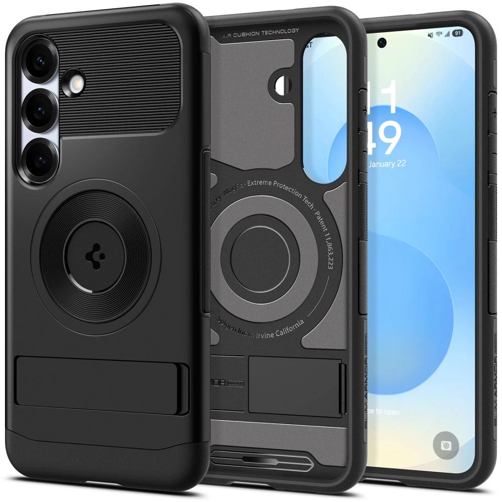 Spigen Slim Armor Case til Samsung Galaxy S25+ - sort
