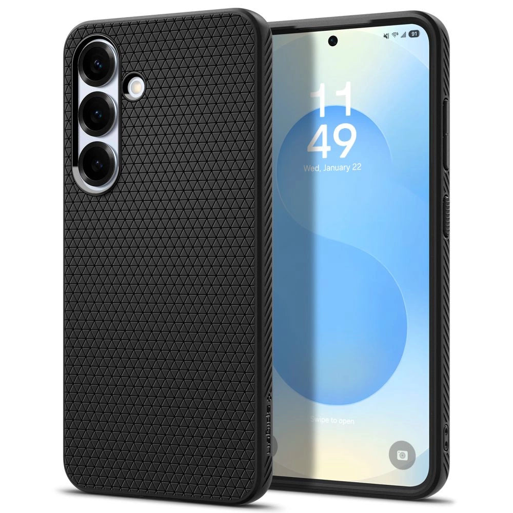 Spigen Liquid Air Case til Samsung Galaxy S25 - Matte sort