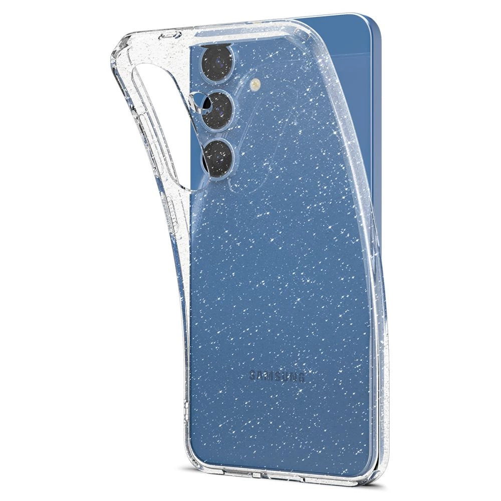 Spigen Liquid Crystal Case til Samsung Galaxy S25 - Glitter-Clear
