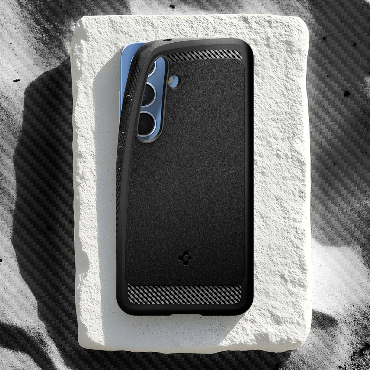 Spigen Rugged Armor Mag MagSafe Case til Samsung Galaxy S25 - Matte Black