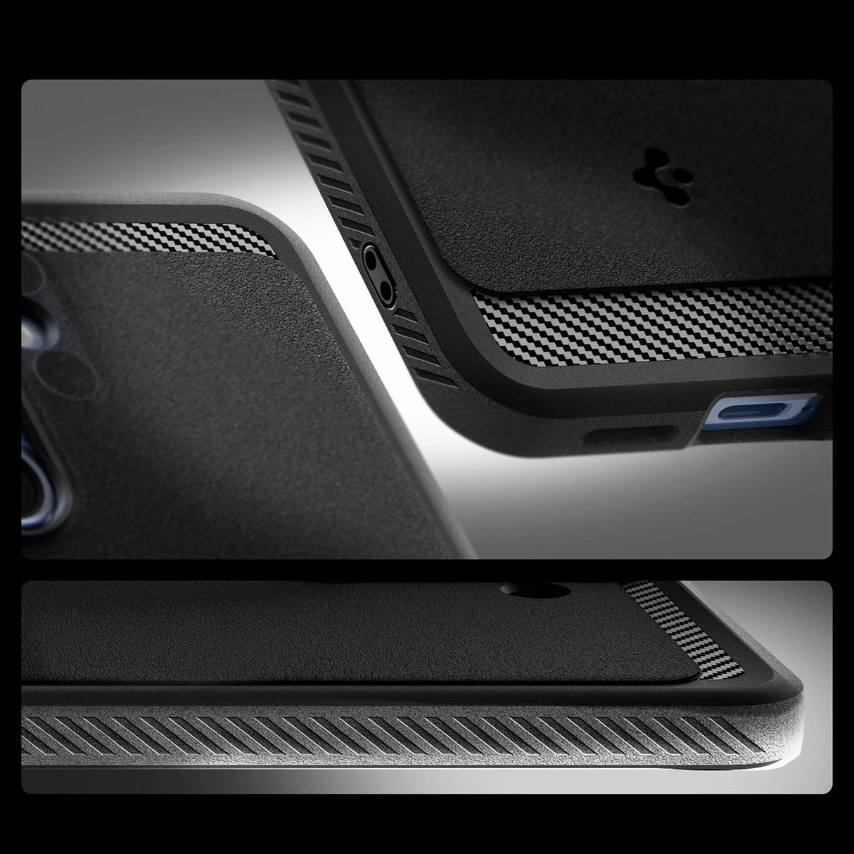 Spigen Rugged Armor Mag MagSafe Case til Samsung Galaxy S25 - Matte Black