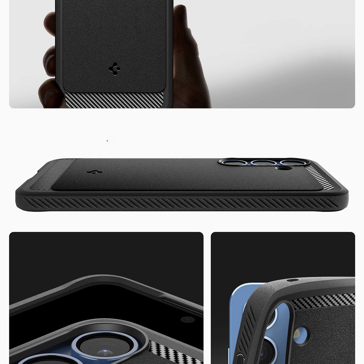 Spigen Rugged Armor Mag MagSafe Case til Samsung Galaxy S25 - Matte Black