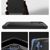 Spigen Rugged Armor Mag MagSafe Case til Samsung Galaxy S25 - Matte Black