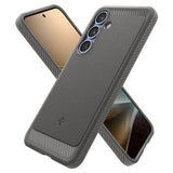 Spigen Rugged Armor Mag MagSafe Case til Samsung Galaxy S25 - Grå