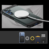 Spigen Tough Armor MagSafe Case til Samsung Galaxy S25 - Grøn