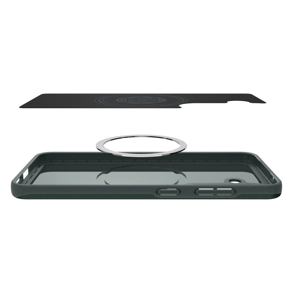Spigen Thin Fit Mag Case til Samsung Galaxy S25 - Grøn
