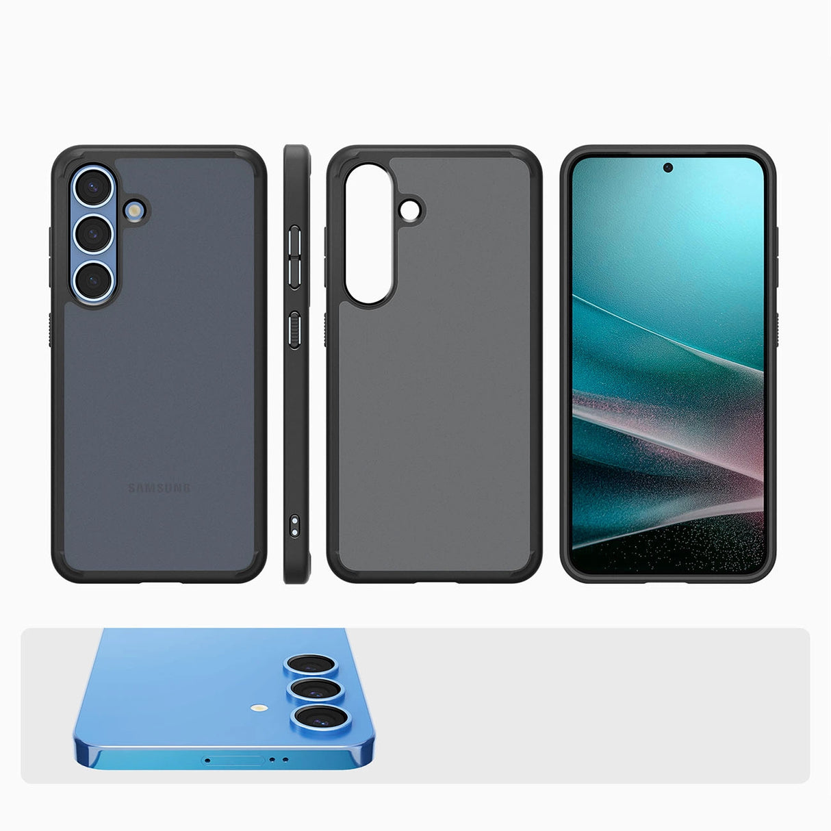 Spigen Ultra Hybrid Case til Samsung Galaxy S25 - sort