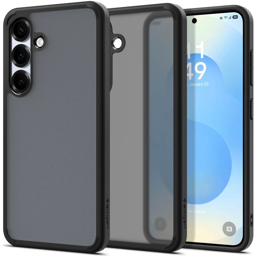 Spigen Ultra Hybrid Case til Samsung Galaxy S25 - sort
