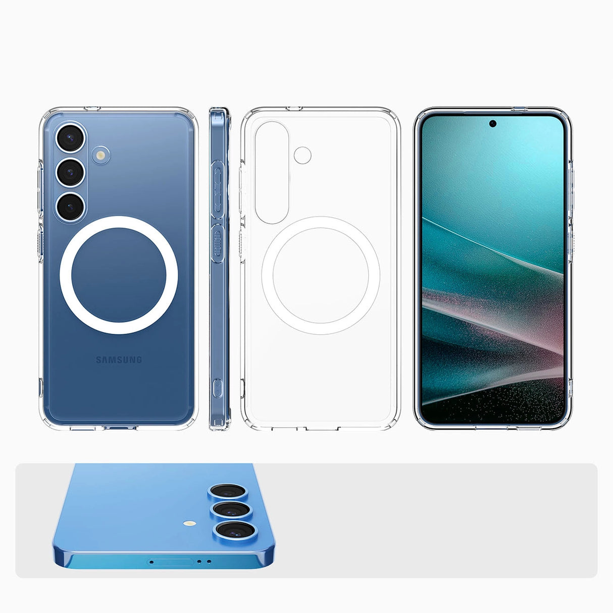 Spigen Ultra Hybrid Mag Case til Samsung Galaxy S25 - klar