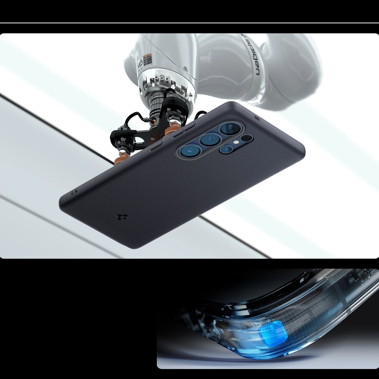 Caseology Nano Pop Case til Samsung Galaxy S25 Ultra - sort