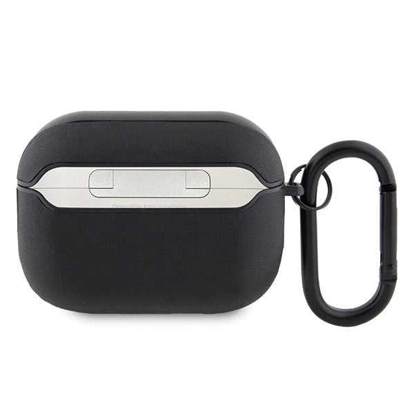 AMG AMAP2SLWK AirPods Pro 2 (2022/2023) cover sort/sort Læder Hvidt Logo