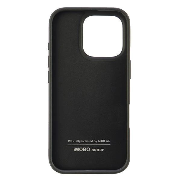 Audi Carbon Fiber Stripe iPhone 16 Pro 6.3" sort/sort hardcase AUS-TPUPCIP16P-R8/D1-BK