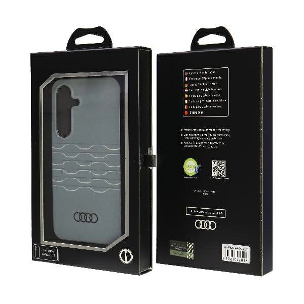 Audi IML Geometric Pattern Case S24 S921 grå/grå hardcase AU-IMLS24-A6/D3-GY