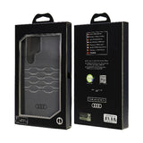 Audi IML Geometric Pattern Case S24 Ultra S928 sort/sort hardcase AU-IMLS24U-A6/D3-BK