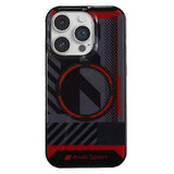 Audi IML Sport MagSafe Case iPhone 14 Pro Max 6.7" sort/sort hardcase AU-IMLMIP14PM-RSQ/D2-BK