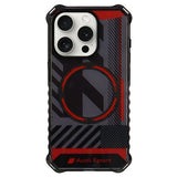 Audi IML Sport MagSafe Case iPhone 15 Pro Max 6.7" sort/sort hardcase AU-IMLMIP15PM-RSQ/D2-BK