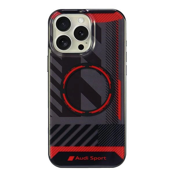 Audi IML Sport MagSafe iPhone 16 Pro Max 6.9" sort/sort hardcase AUS-IMLMIP16PM-RSQ/D2-BK