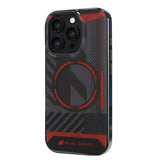 Audi IML Sport MagSafe iPhone 16 Pro 6.3" sort/sort hardcase AUS-IMLMIP16P-RSQ/D2-BK