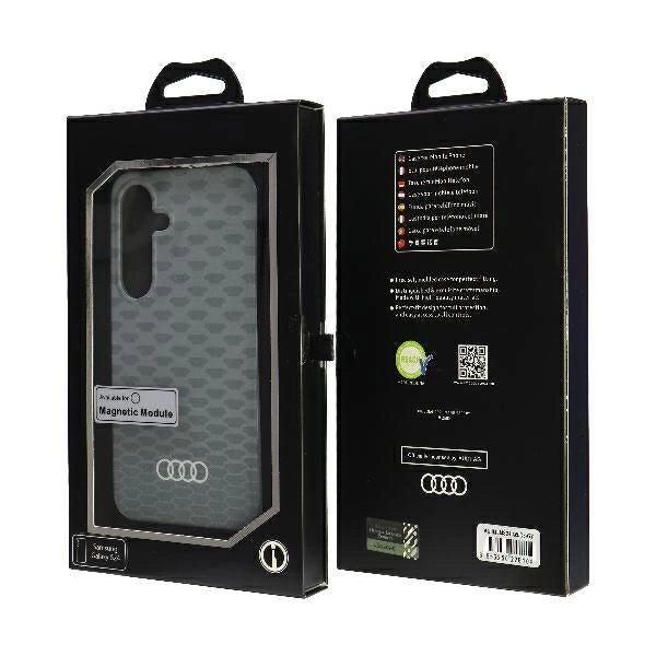 Audi IML Stitching Pattern MagSafe Case S24 S921gray/gey hardcase AU-IMLMS24-Q5/D3-GY
