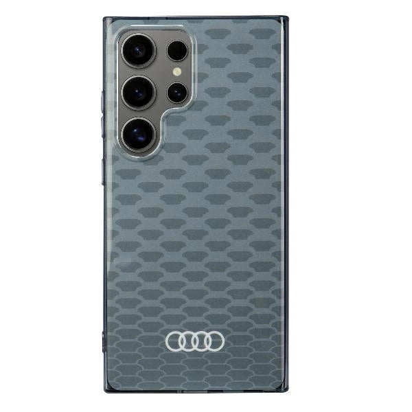 Audi IML Stitching Pattern MagSafe Case S24 Ultra S928 grå/grå hardcase AU-IMLMS24U-Q5/D3-GY